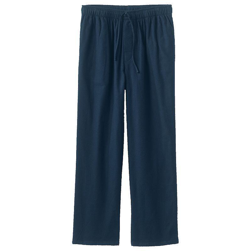 Mens Lands End Flannel Pajama Sleep Pants Radiant Blue Product Image