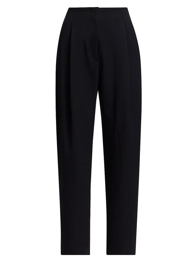 Womens Wool Twill Trousers Product Image