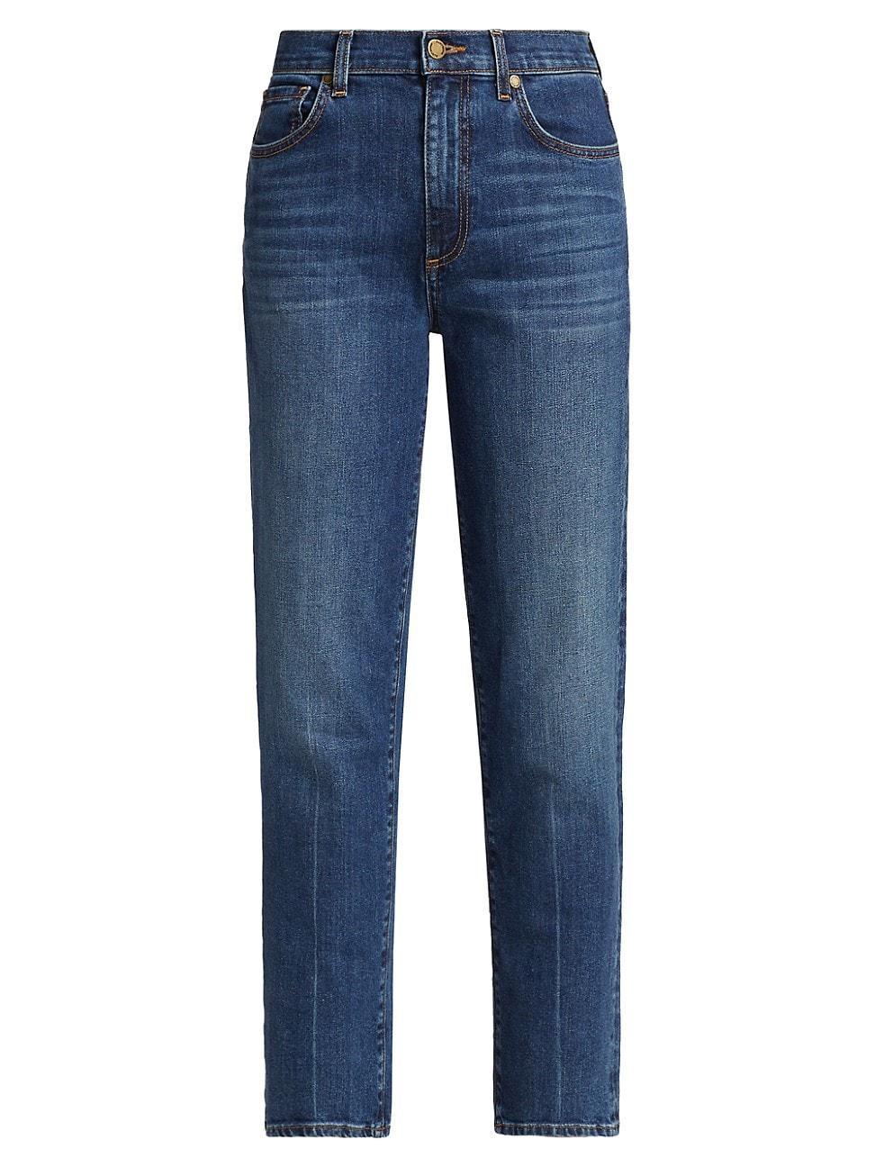 Womens Brylie Crease-Front Jeans Product Image