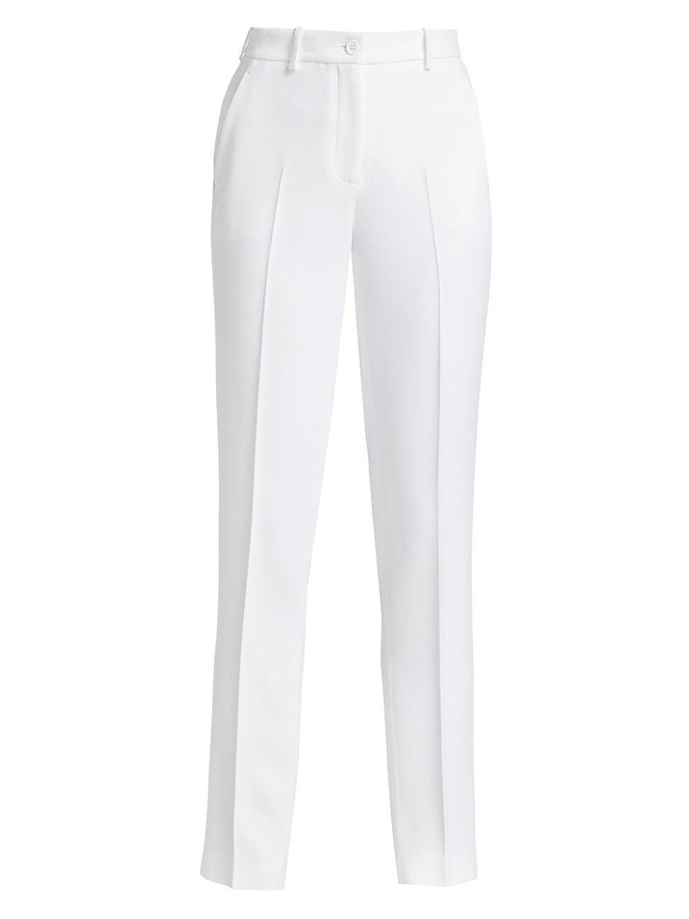 Womens Samantha Pleated Straight-Leg Pants Product Image