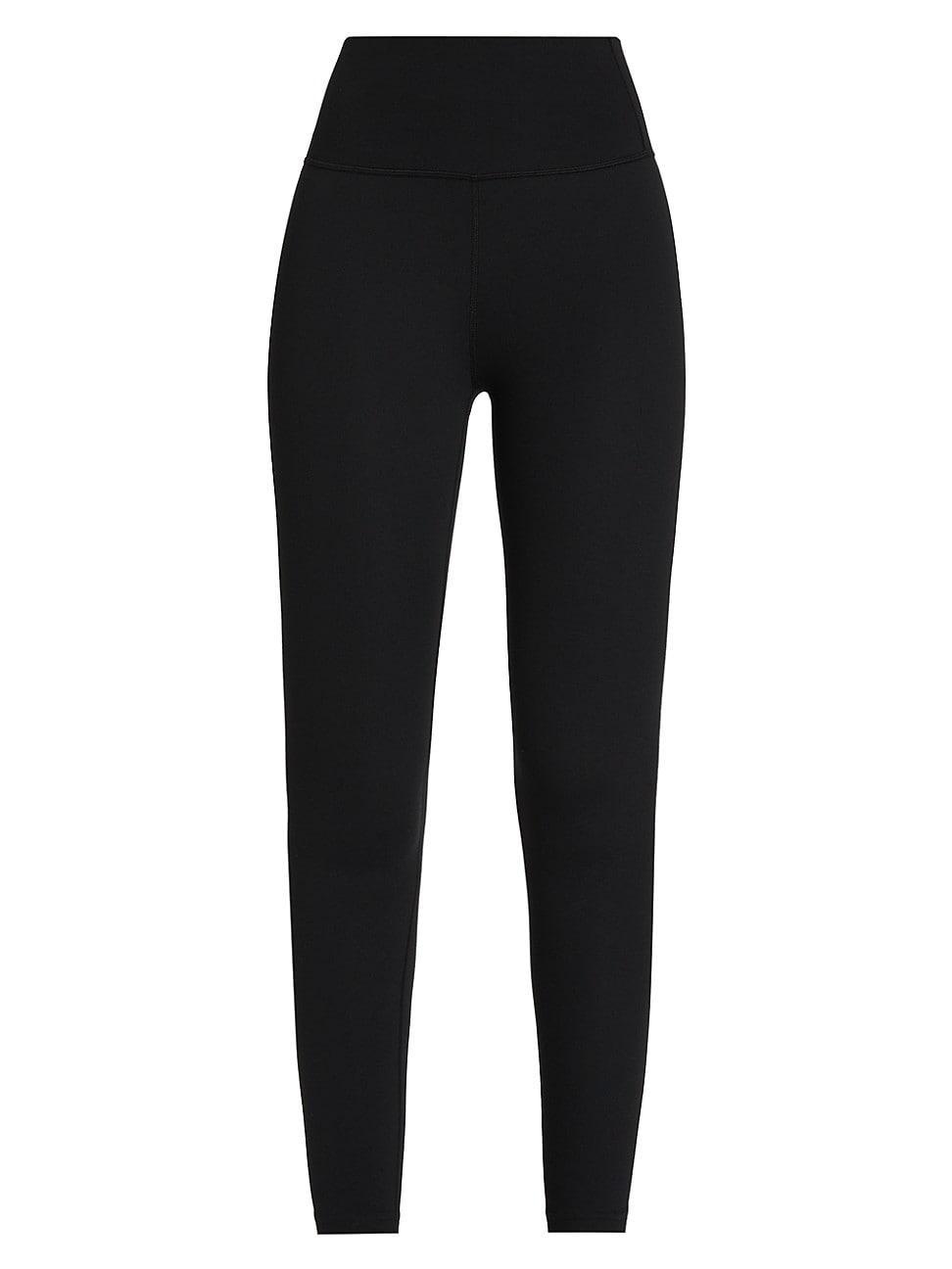 Womens High Waist Cropped Leggings Product Image