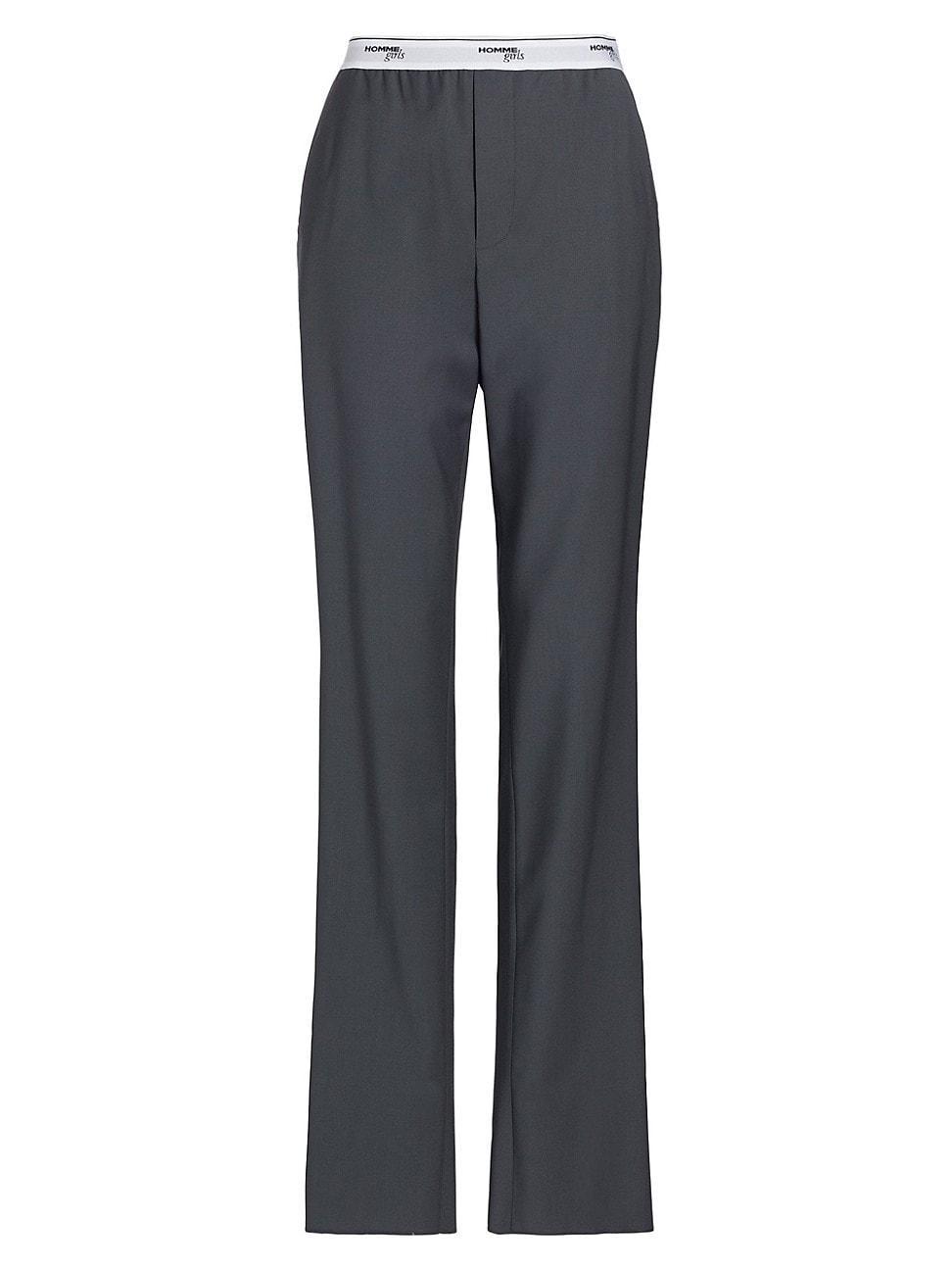 Womens Classic Pants In Grey product image