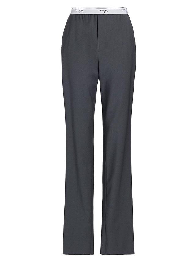 Womens Classic Pants In Grey Product Image