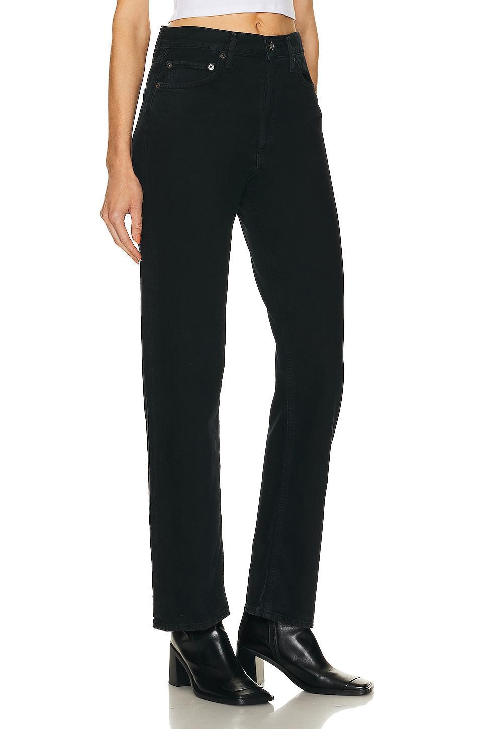 Womens 90s Pinch Waist Wide-Leg Jeans Product Image