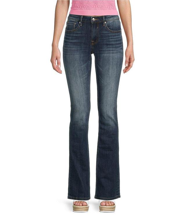 Vigoss Mid Rise Whiskered Bootcut Jeans Product Image