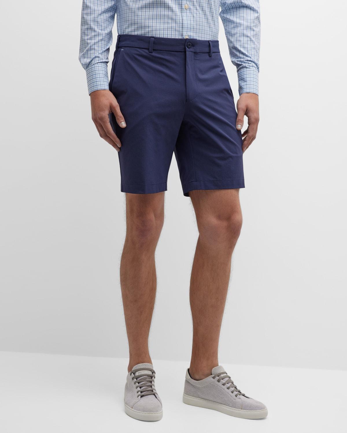 Peter Millar Crown Crafted Surge Performance Water Resistant Shorts in British Cream at Nordstrom, Size 42 Product Image