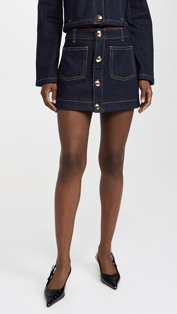 BARDOT Lorenzo Denim Mini Skirt | Shopbop Product Image