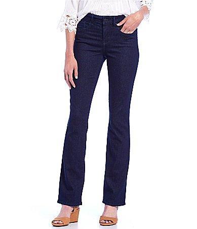 NYDJ Marilyn Stitching Straight Leg High Waisted Jeans Product Image