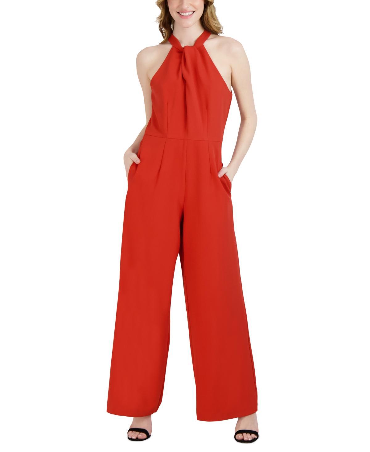 Julia Jordan Women's Halter Neck Jumpsuit Pink Product Image