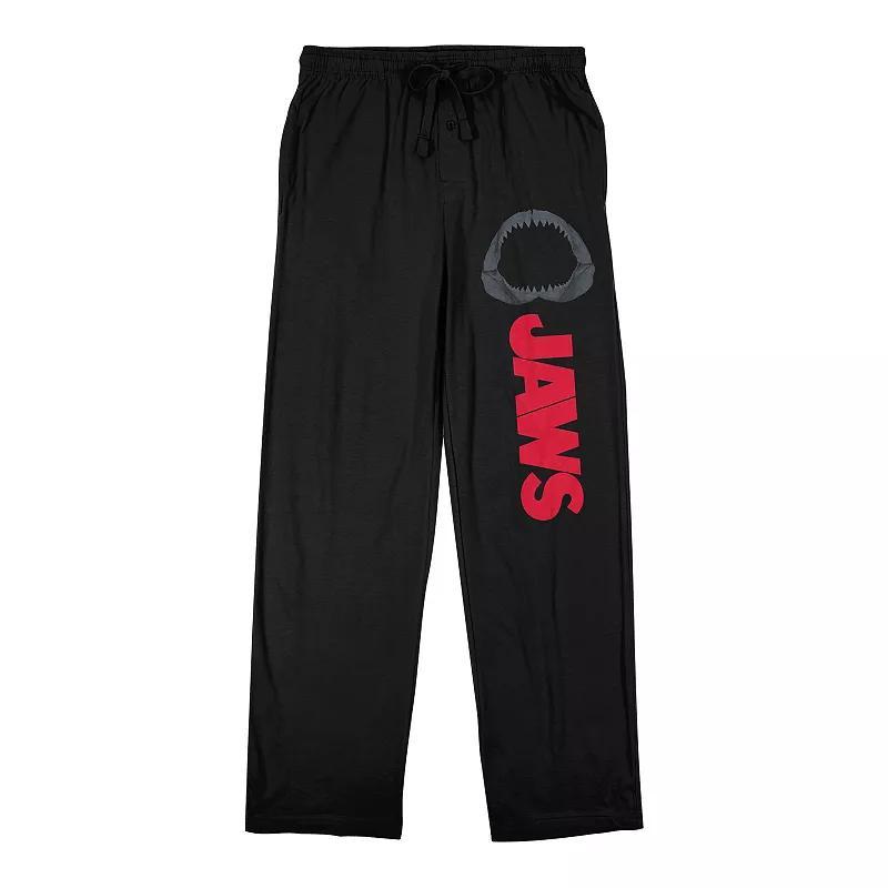 Mens Jaws Movie Title Logo Sleep Pants Product Image