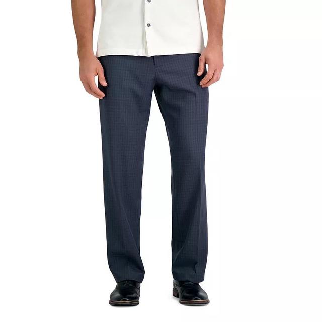 Mens Haggar Premium Comfort Checker Classic-Fit Dress Pants Product Image