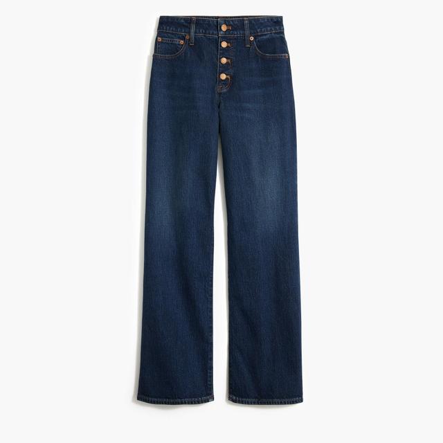 Curvy full-length wide-leg jean in all-day stretch Product Image