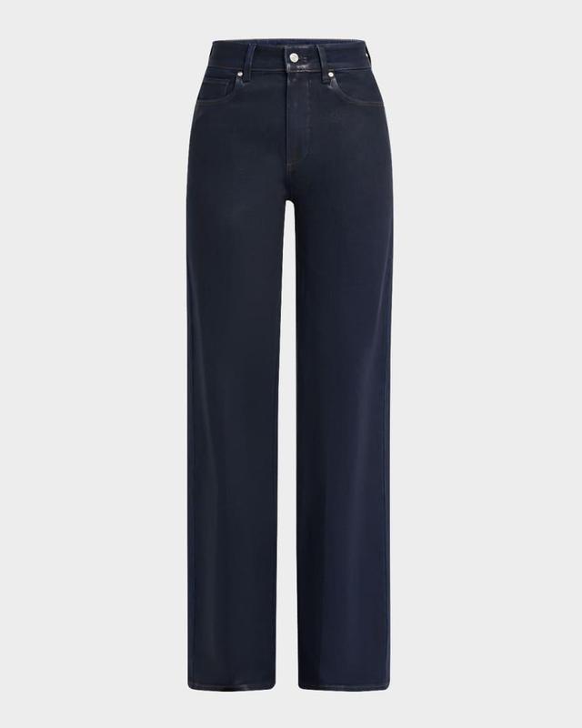 Sasha Coated Wide-Leg Jeans Product Image