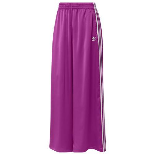 adidas Originals Womens adidas Originals Satin Wide Leg Track Pants - Womens Product Image