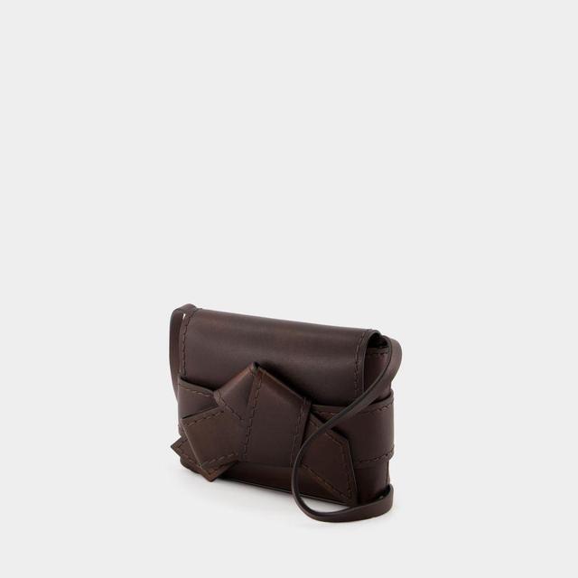 ACNE STUDIOS Mini Musubi Bag In Brown Product Image