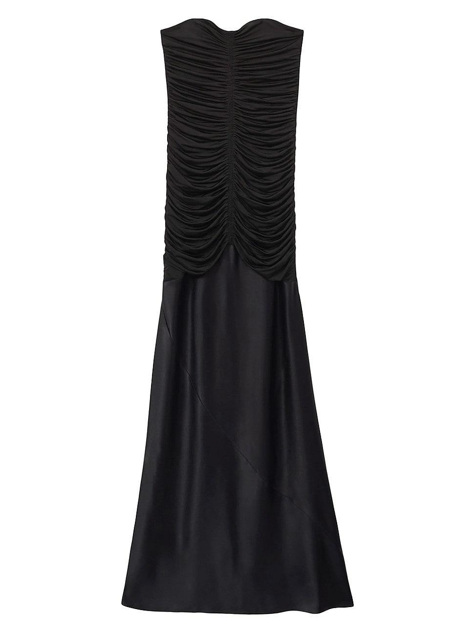 Womens Selina Ruched Strapless Maxi Dress Product Image