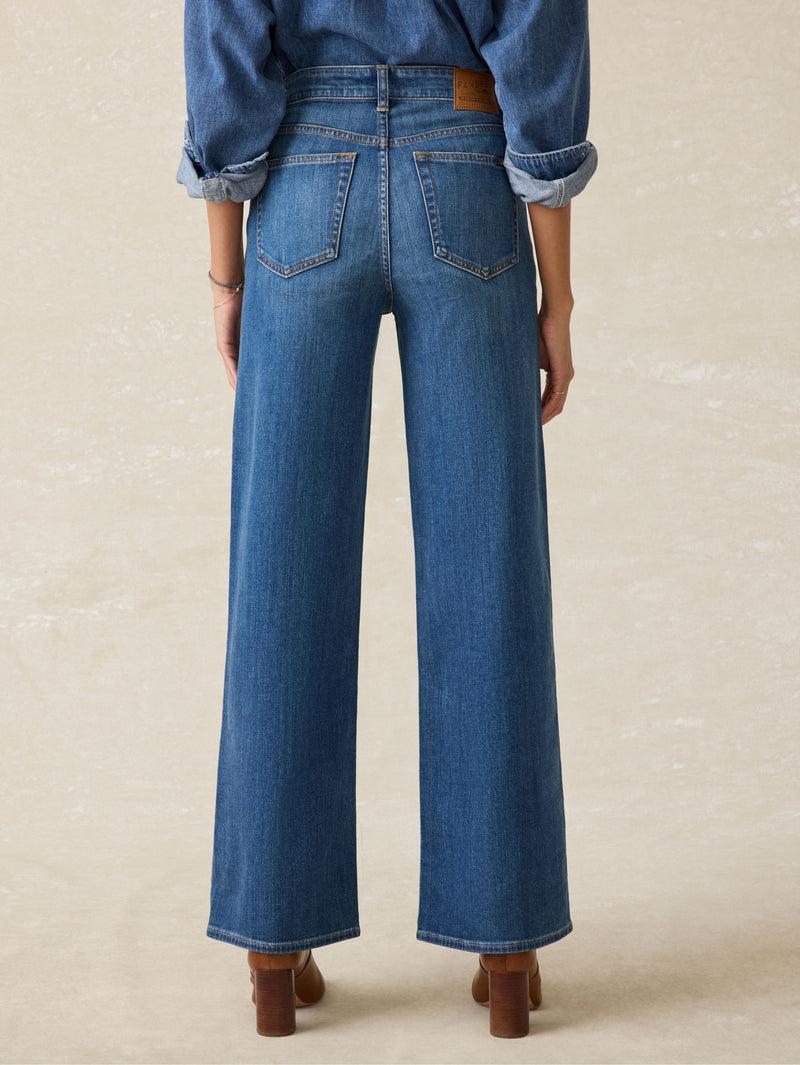 Dream Jean Wide Leg - Indigo Coast Wash Product Image