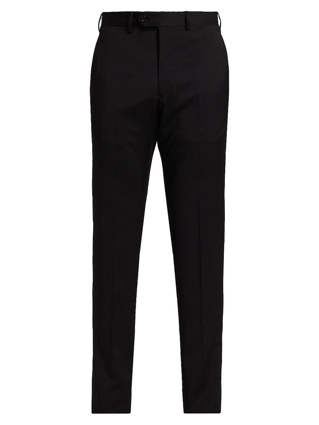 Mens Classic Wool Trousers Product Image