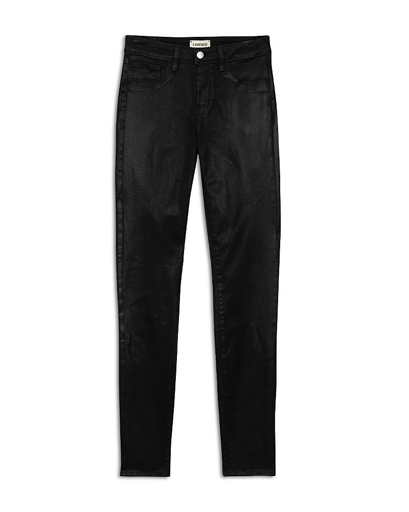 Marguerite Coated Modal Denim High-Rise Skinny Jeans Product Image