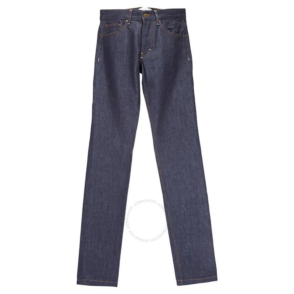 Ami Men's Denim Straight Fit Jeans In Blue product image