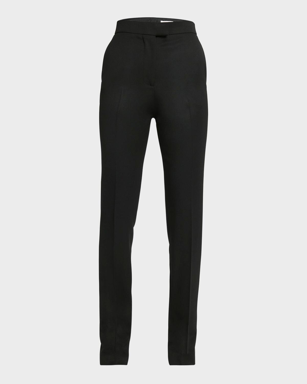 Straight-Leg Wool Suiting Trousers Product Image