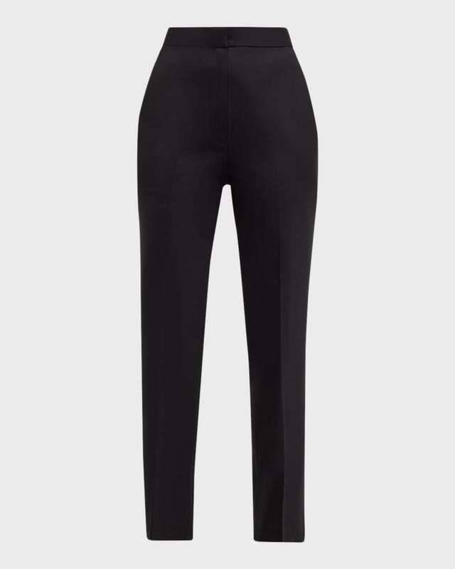 High-Rise Straight-Leg Crop Cigarette Pants Product Image