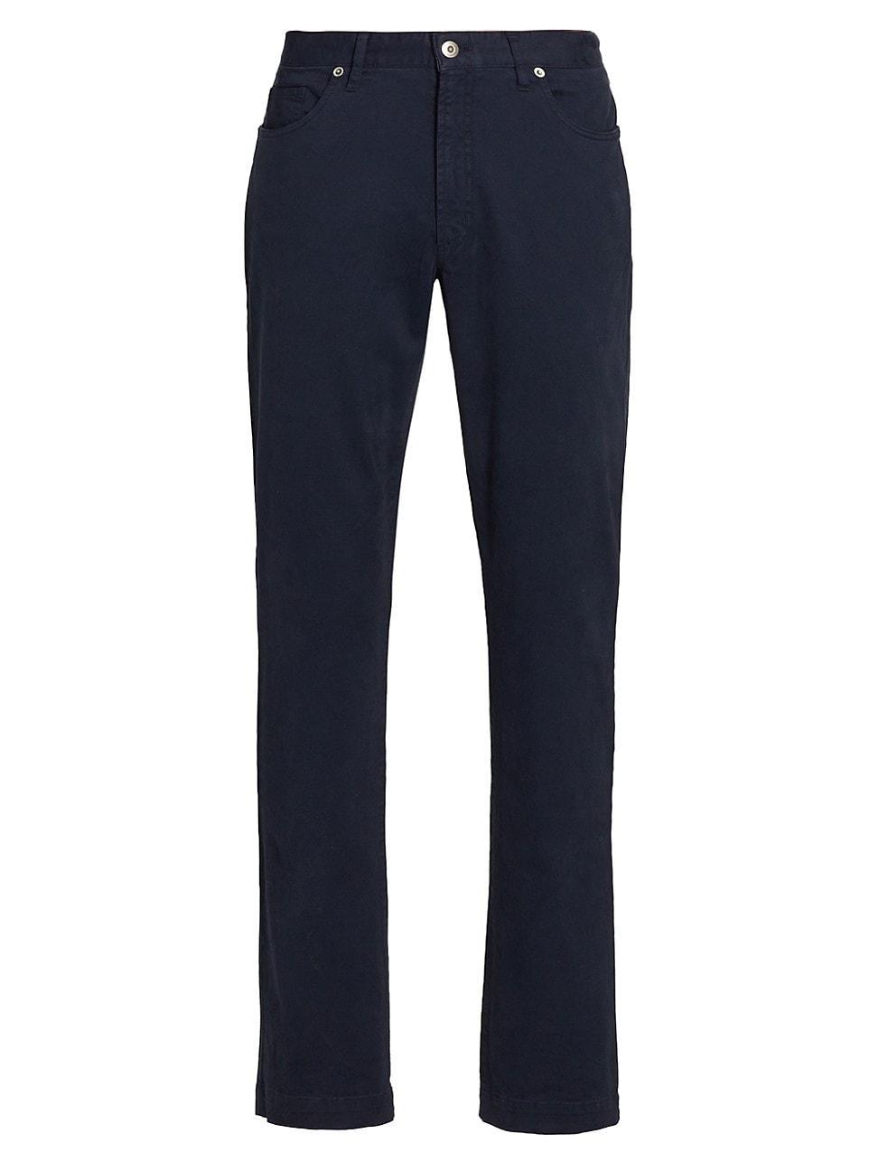 Mens COLLECTION Five-Pocket Cotton-Stretch Pants Product Image