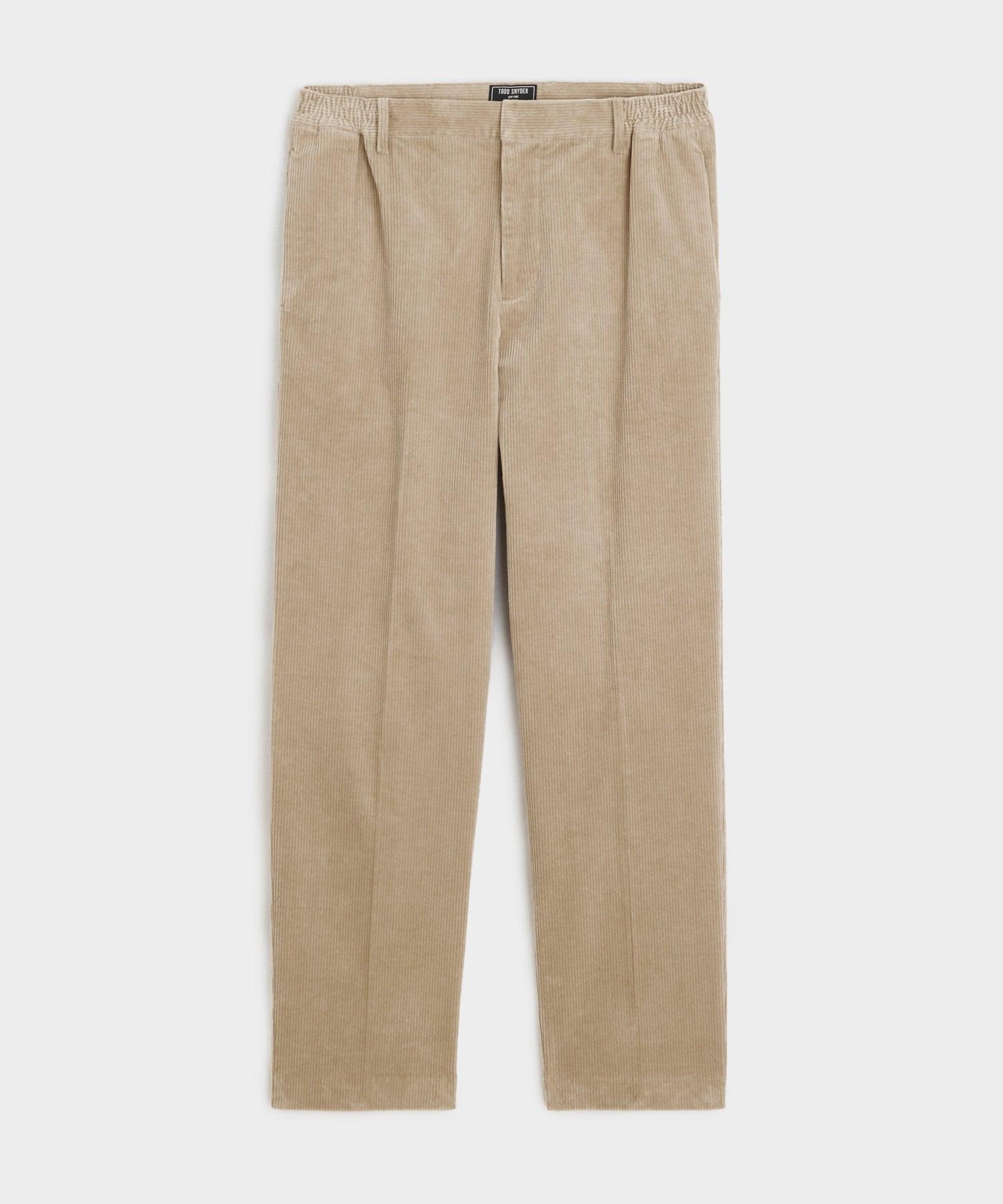 Wide Wale Corduroy Gramercy Trouser in Desert Beige Male Product Image