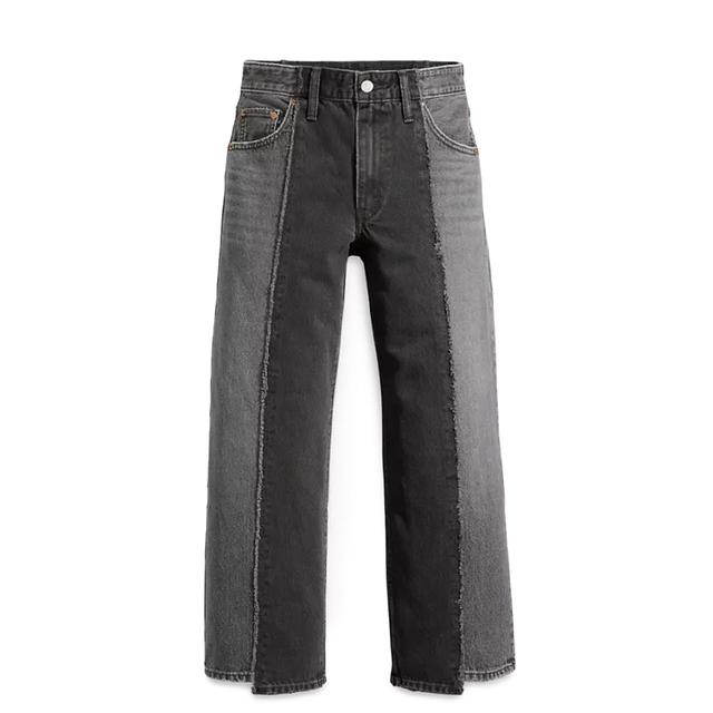 WOMEN'S BAGGY DAD RECRAFTED JEANS BLACK | Bodega Product Image