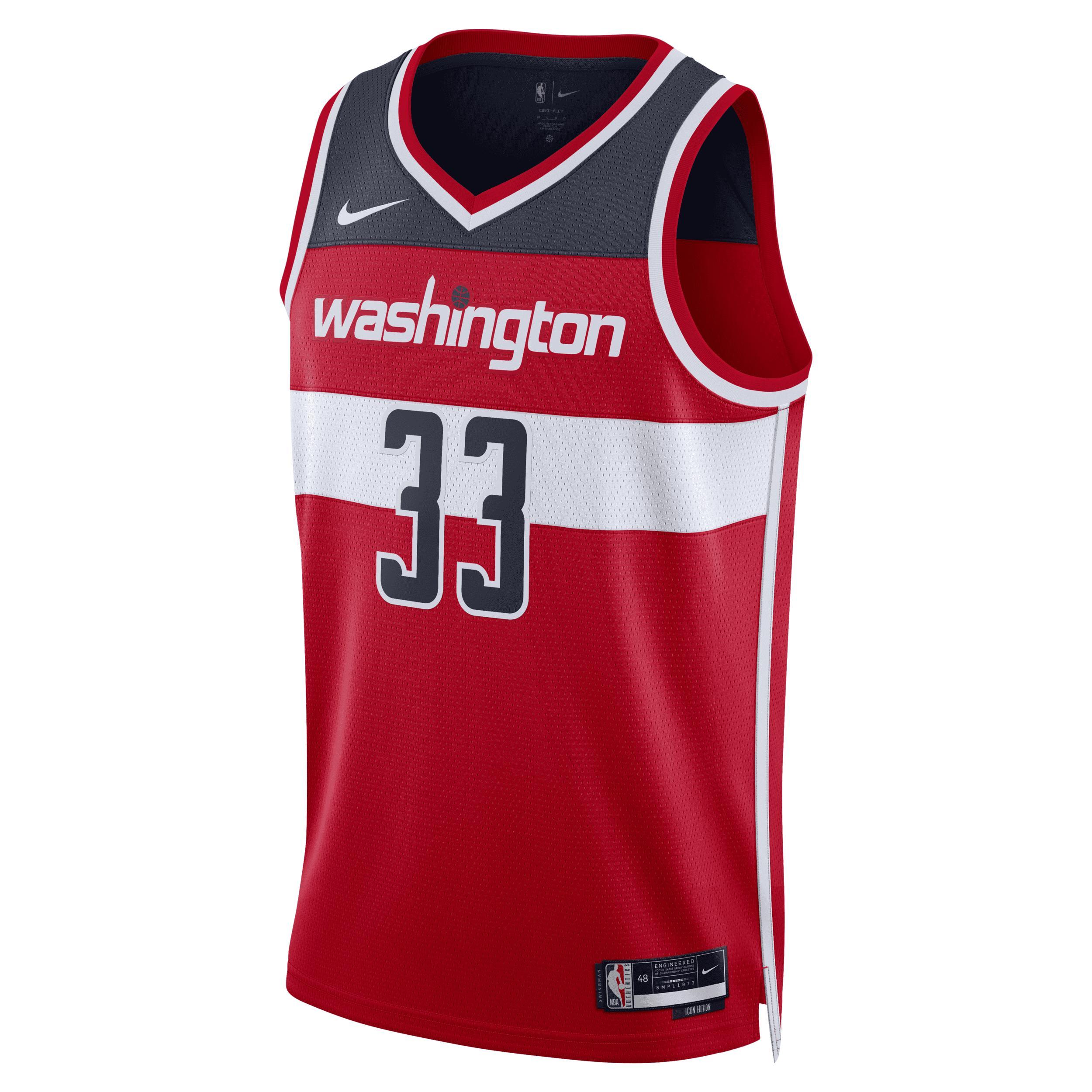 Washington Wizards Icon Edition 2022/23 Nike Men's Dri-FIT NBA Swingman Jersey Product Image