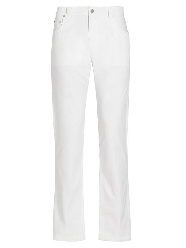 Mens Stretch Cotton Five-Pocket Pants Product Image