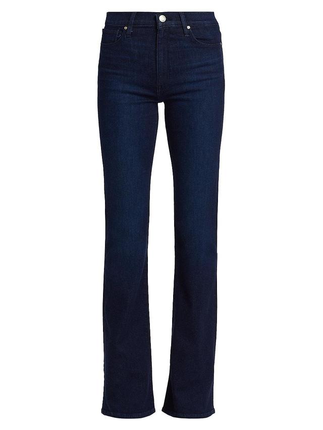 Womens Barbara Mid-Rise Stretch Flare Jeans Product Image