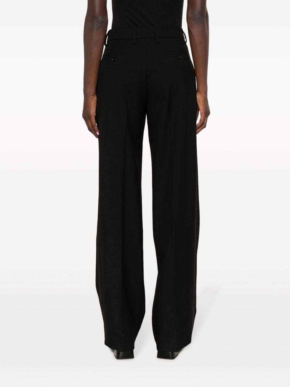 Tailored Wool Trousers In Black Product Image