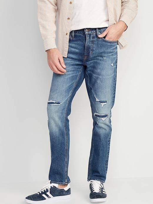 Slim Built-In Flex Ripped Jeans Product Image