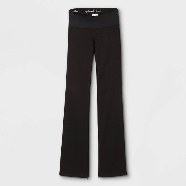 Womens Adaptive Bootcut Jeans - Universal Thread Dark Black 4 Product Image