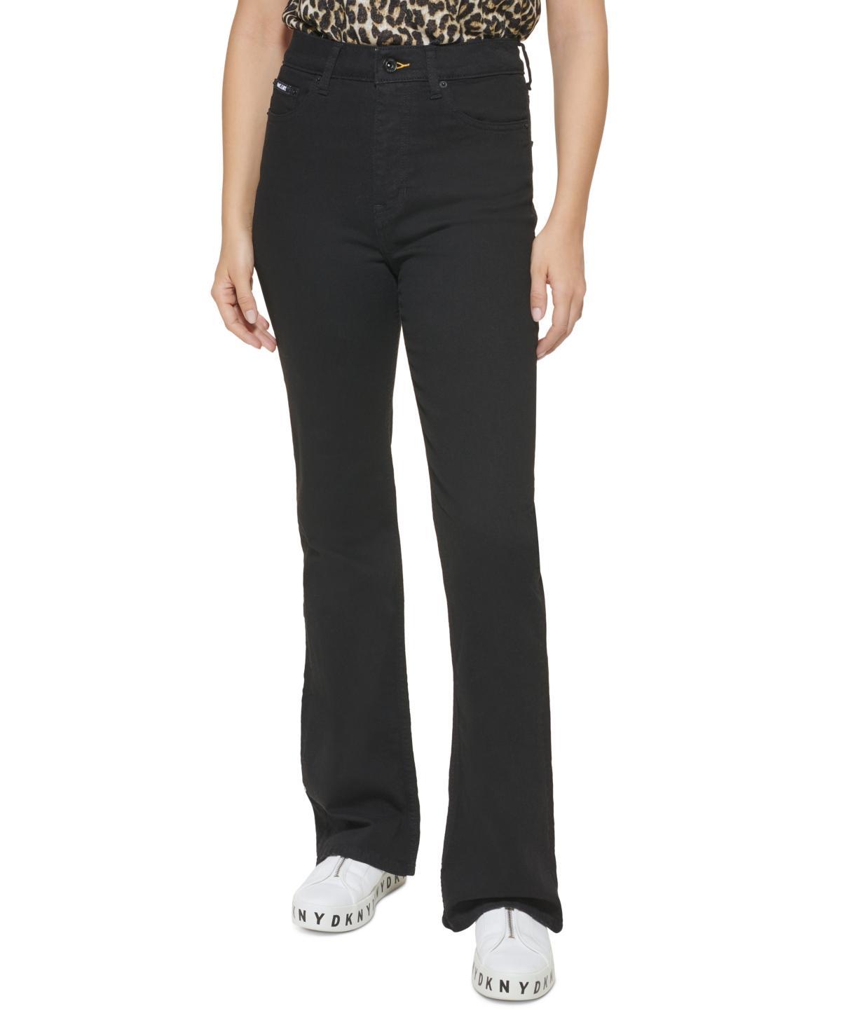 Dkny Jeans Womens Boreum High-Rise Flared Jeans Product Image