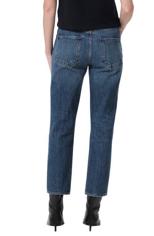 AGOLDE Riley High Waist Crop Straight Leg Jeans In Control Product Image