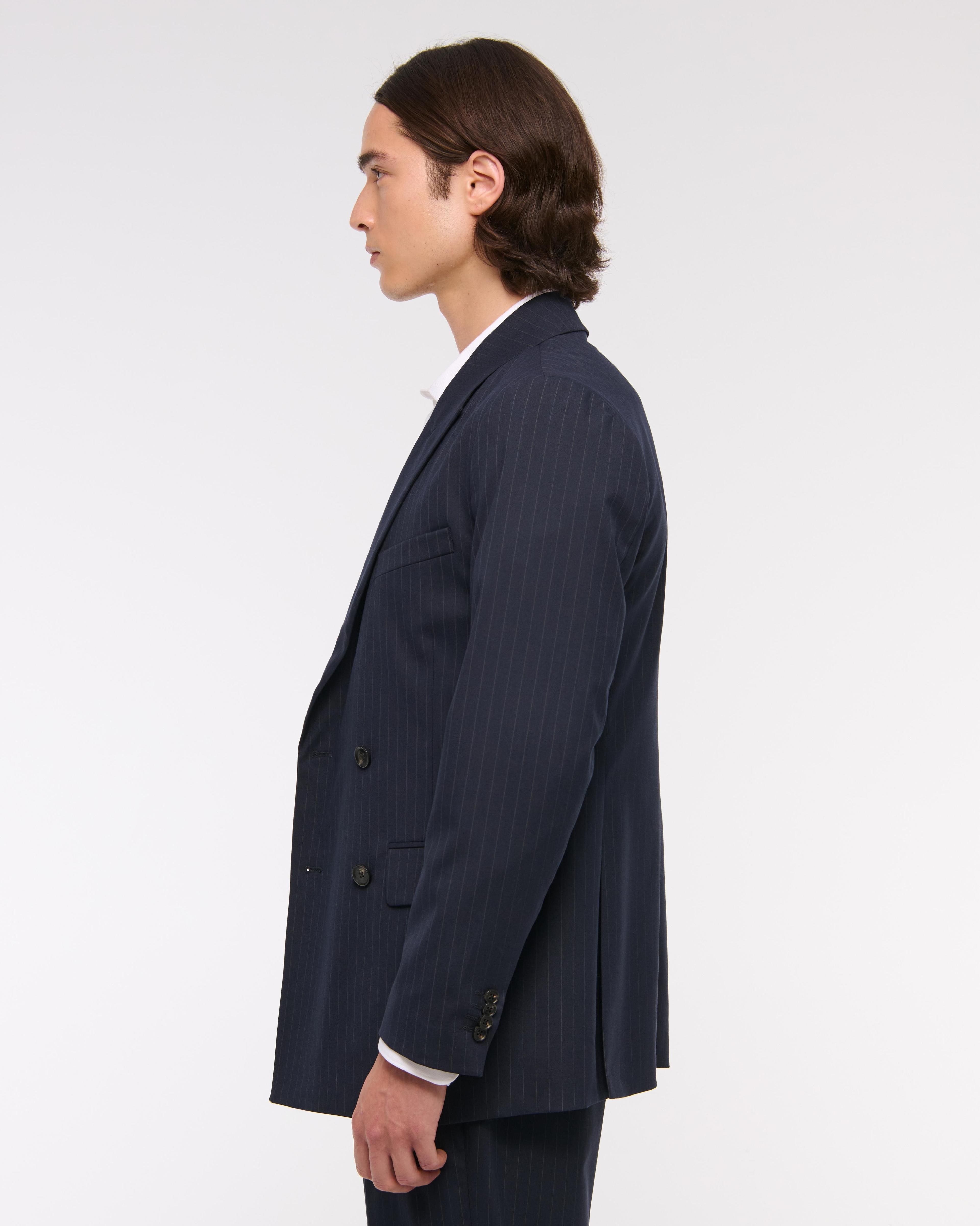 The A&F Collins Tailored Double-Breasted Blazer Product Image