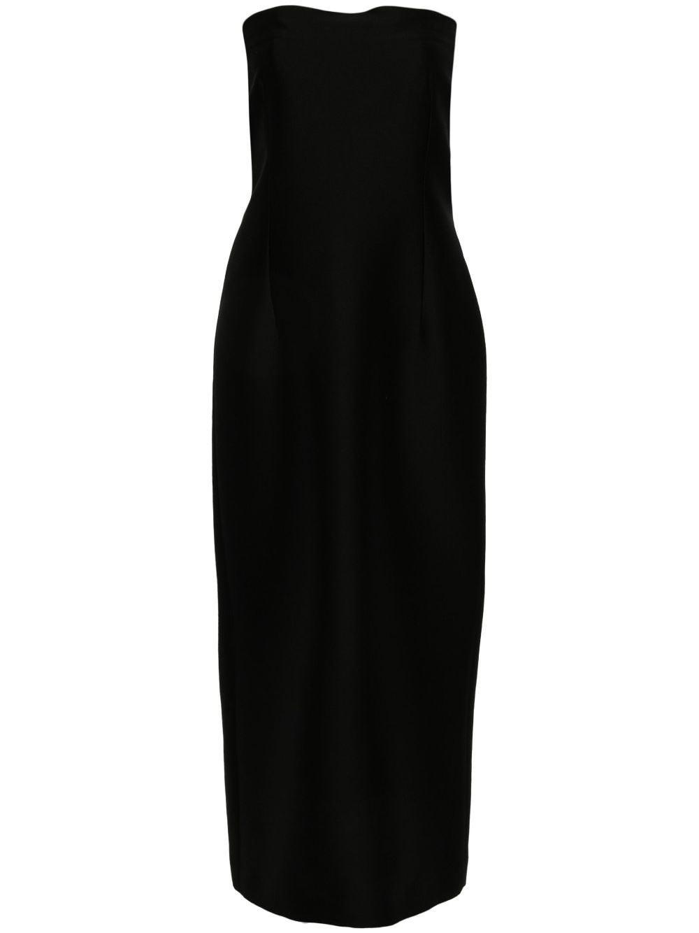 Pau Strapless Dress In Black Product Image