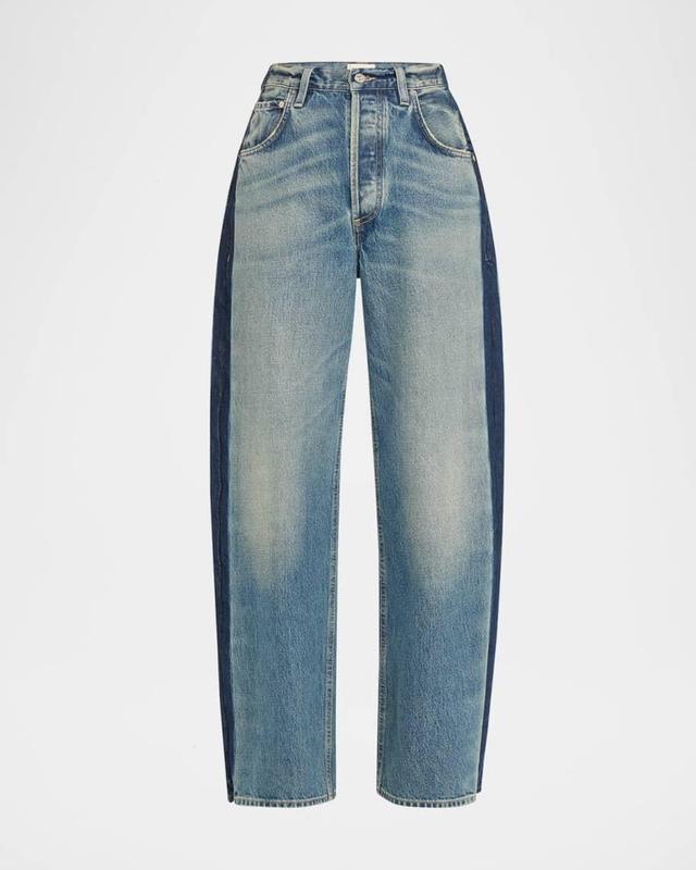 Ayla Baggy Jeans with Tuxedo Stripe  Product Image