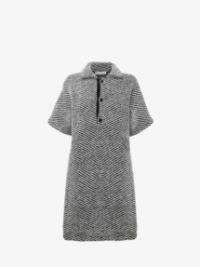 KNITTED MINI POLO DRESS in white | JW Anderson US  Product Image