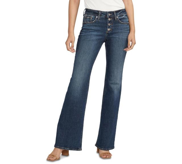 Women's Suki Curvy-Fit Flare-Leg Jeans Product Image