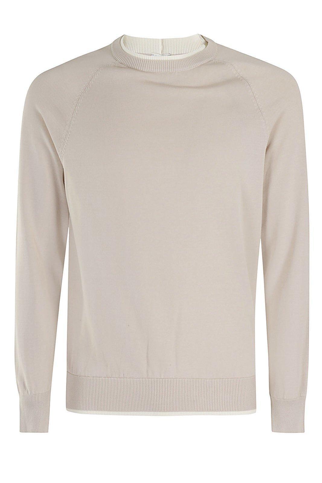 Crewneck Layered In Beige Product Image