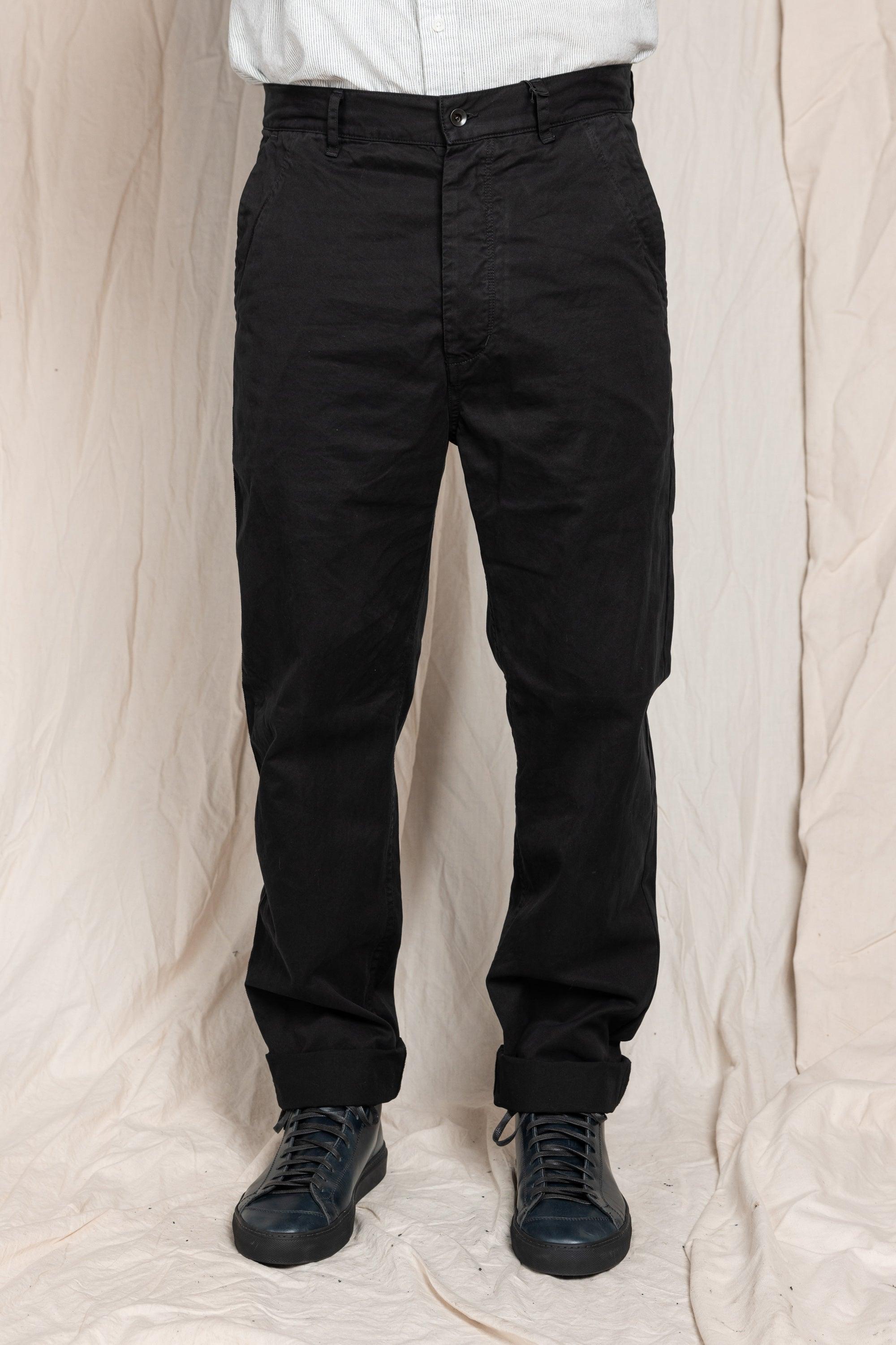 Rowan Trouser | Black Twill Male Product Image