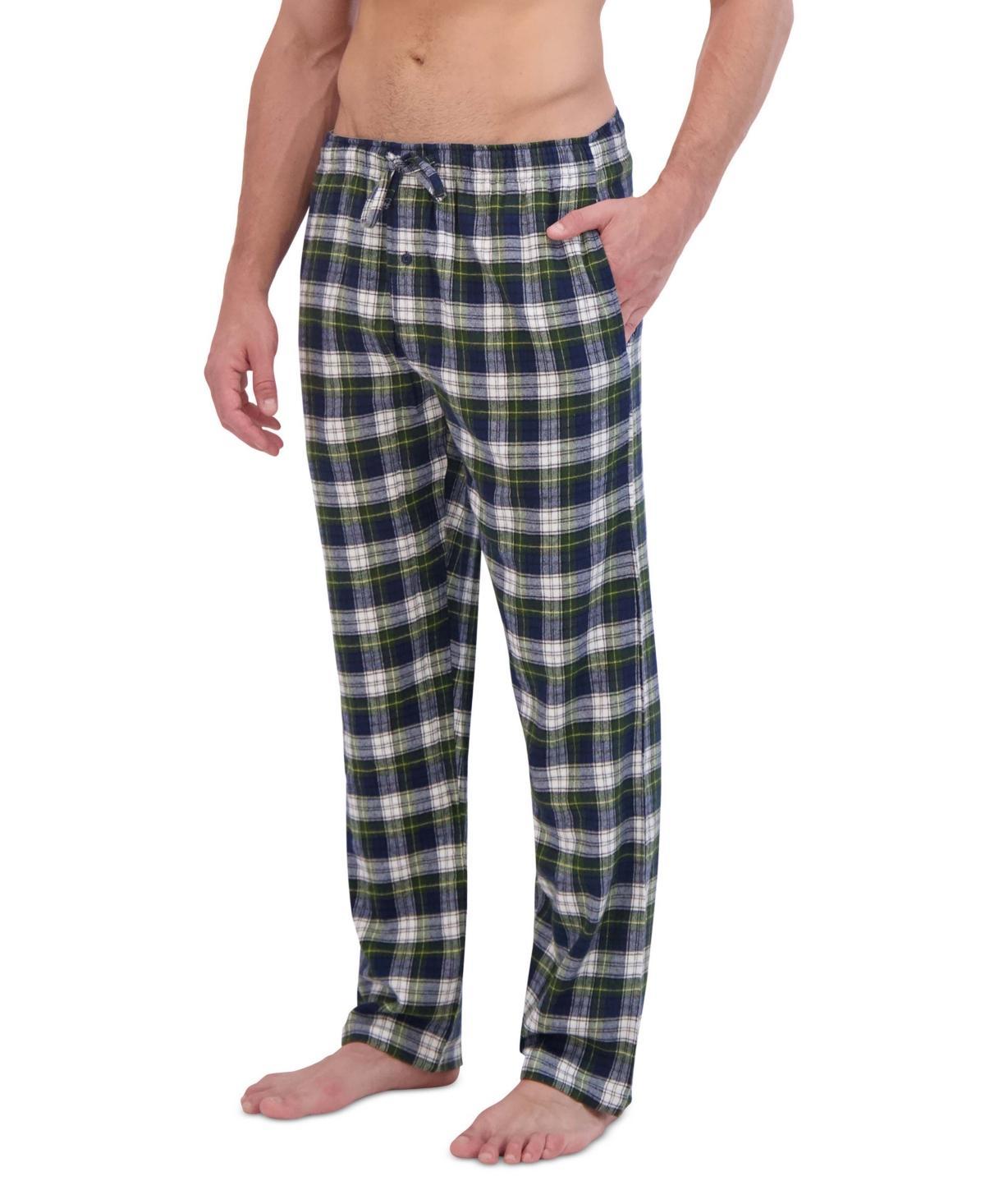 Hanes Mens Ultimate Ultra Soft Plaid Flannel Pajama Pants Product Image