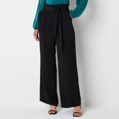 Bold Elements Womens High Rise Wide Leg Pull-On Pants Product Image