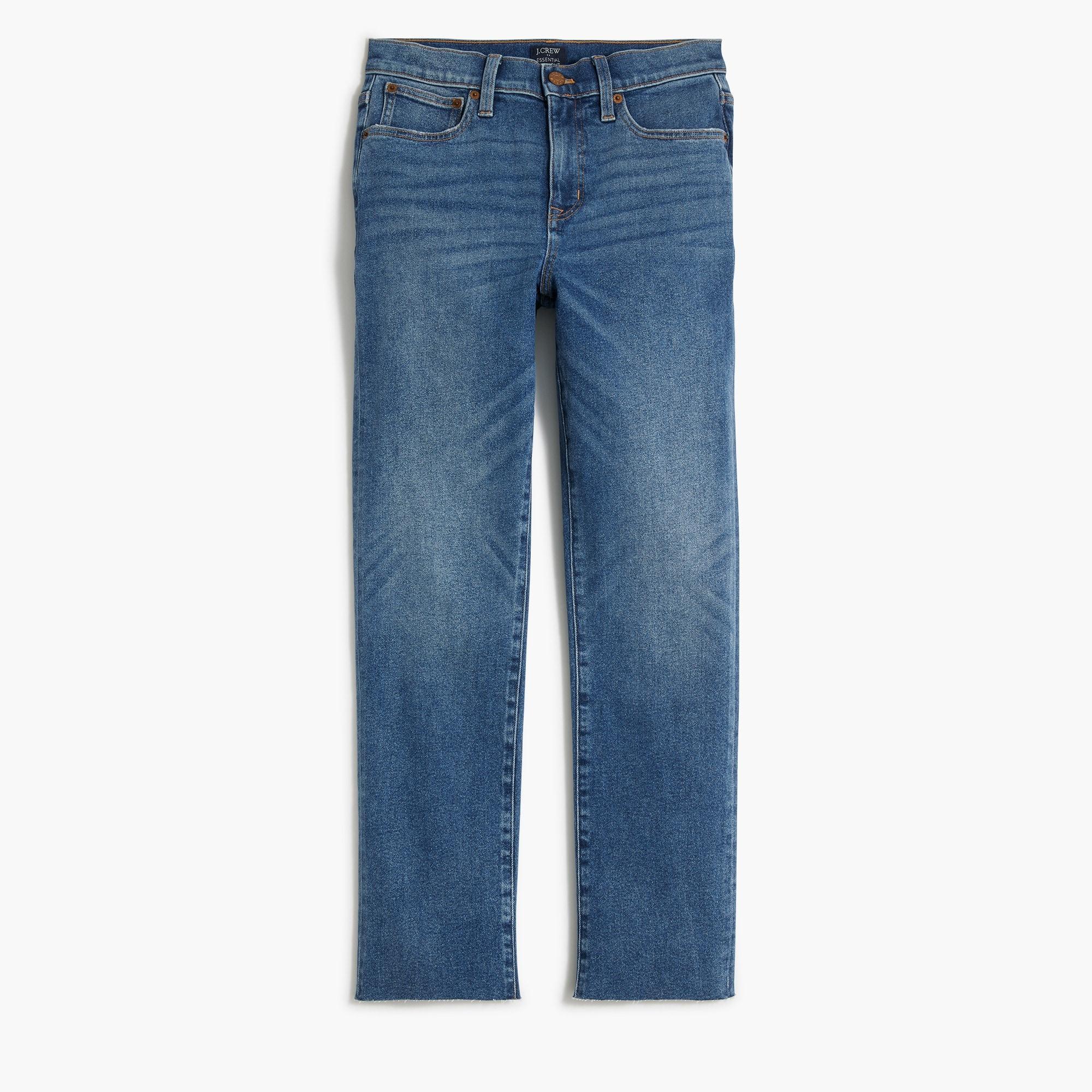 Petite essential straight jean in all-day stretch Product Image