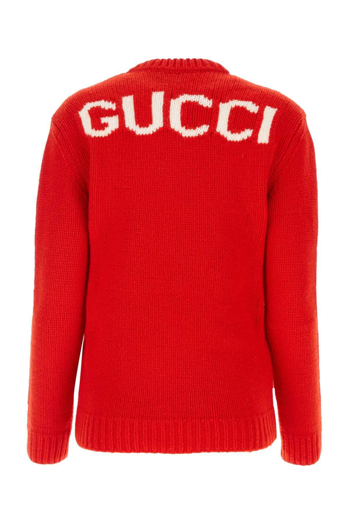 Red Wool Sweater In Redivory Product Image