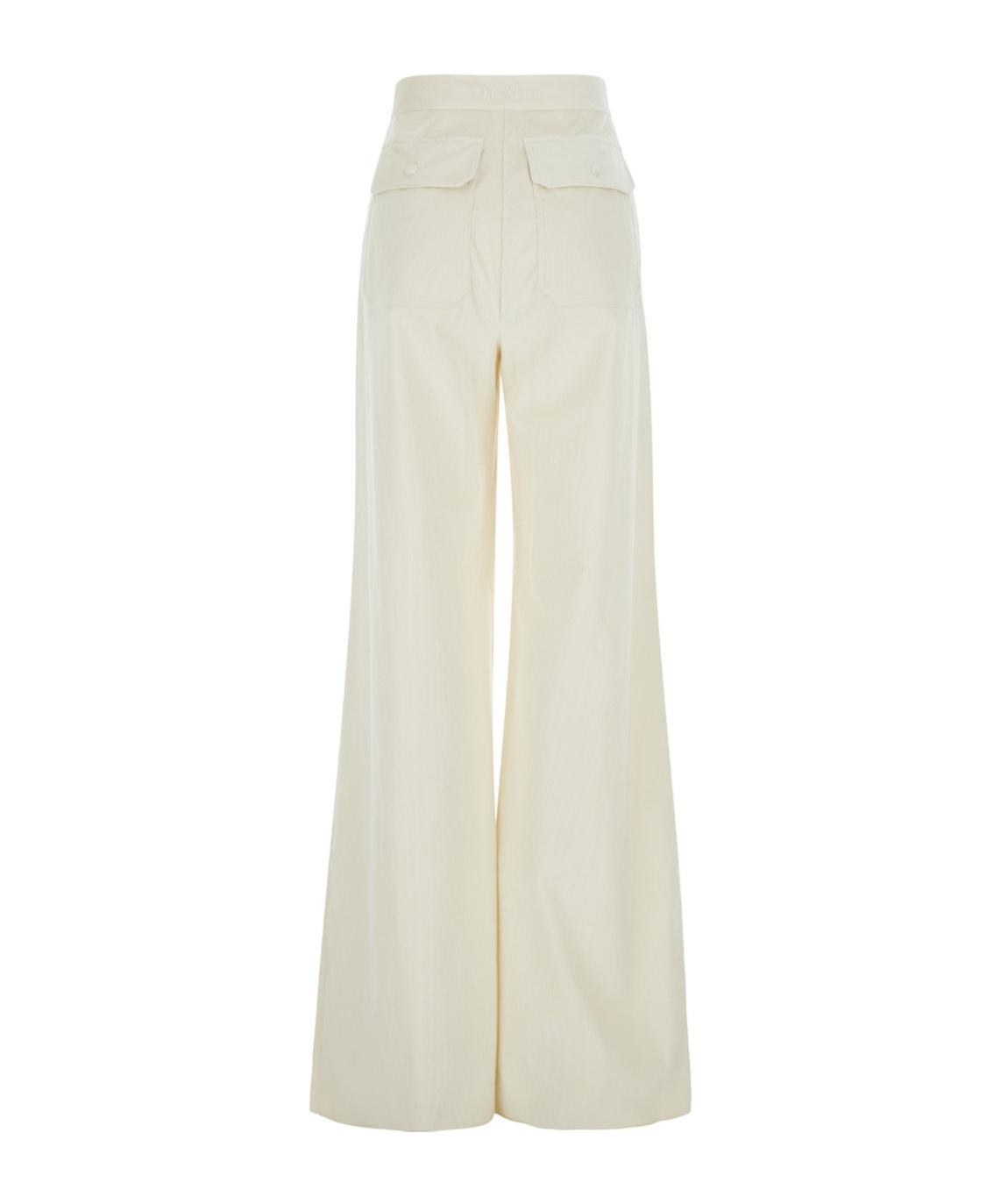 MAX MARA Logo Pants In White Product Image