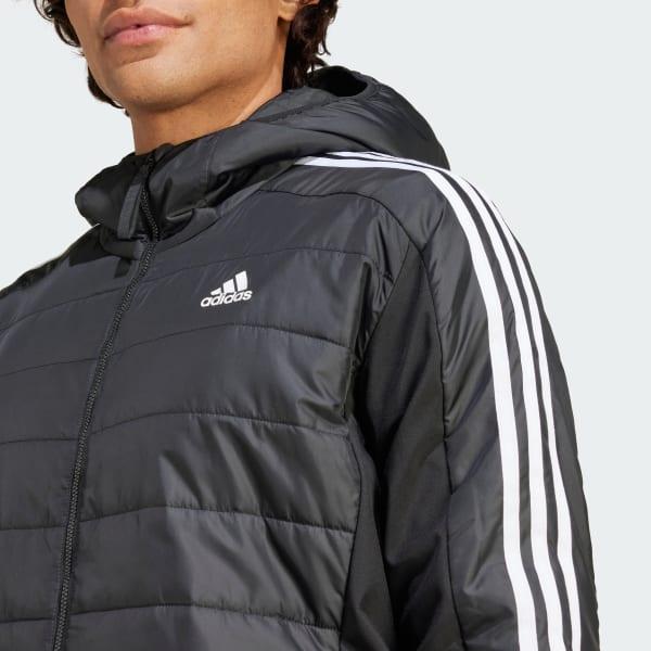 Essentials 3-Stripes Insulated Hooded Hybrid Jacket Product Image